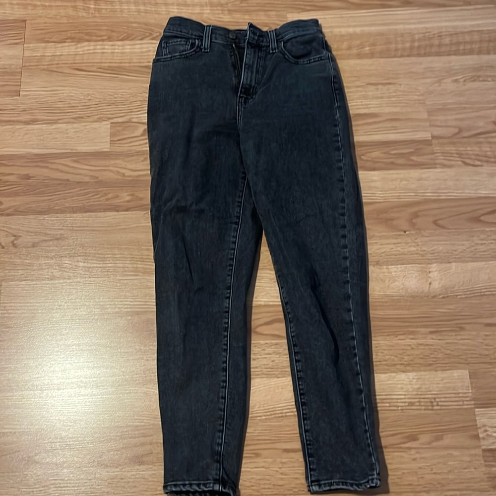 High waisted skinny jeans